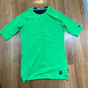 Men’s Green Nike Pro Dri-fit Compression Shirt